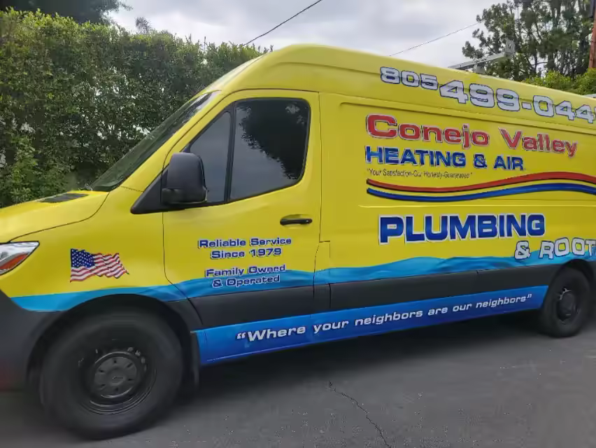 Commercial van with tinted windows